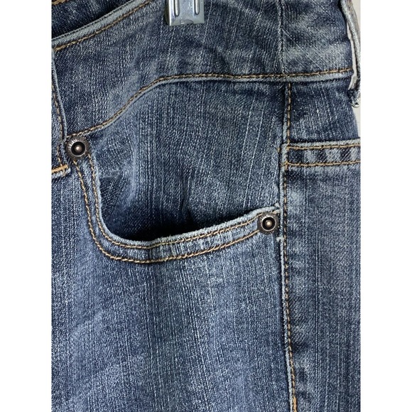 Chico's Platinum Womens Jeans Denim Medium Wash Straight Leg Cotton Sz 2.5 Short - Picture 6 of 11